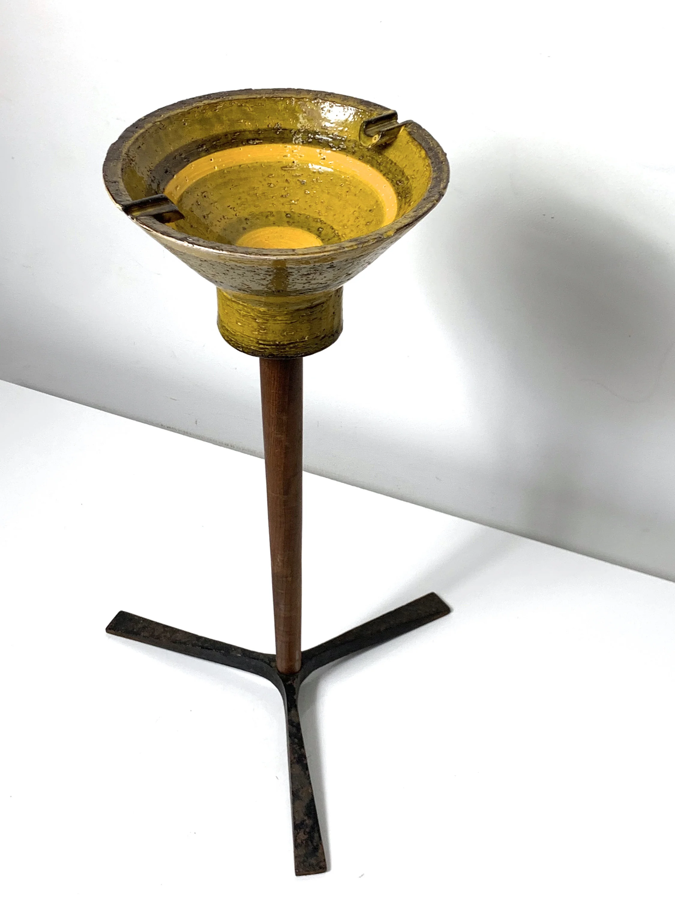 Rare Aldo Londi Bitossi Ashtray on Tripod Stand circa 1960s — The